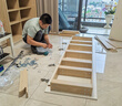 林氏家居原木日式實木餐邊柜一體靠墻柜子客廳餐廳收納柜儲物柜柜子AC3T 曬單實拍圖