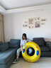 絲靜加厚兒童游泳圈成人泳圈救生圈男女a(chǎn)bc游泳裝備防側(cè)翻充氣浮圈 90#特厚加強ABC-90-180斤-帶把 無規(guī)格 曬單實拍圖