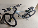 千里達(dá)（TRINX）M985山地自行車(chē)禧瑪諾21速油壓碟剎男女學(xué)生成人通勤上學(xué)上班單車(chē) 暮云灰- 21速 27.5*17寸 推薦:170-190cm左右 曬單實(shí)拍圖