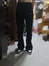 迪伽達(dá)牛仔褲男夏季黑色vibe綁帶微喇工裝褲cleanfit美式高街修身褲子男 DFFS-411黑色 XL 曬單實(shí)拍圖
