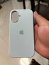 原裝品質(zhì)適用蘋(píng)果16手機殼新款液態(tài)硅膠iPhone15全包防摔14高級感 官網(wǎng)1:1 升級[新天藍]帶logo IPhone 16 曬單實(shí)拍圖