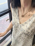KNRIQUEN夢(mèng)落星月項(xiàng)鏈女實(shí)用走心鎖骨鏈高級(jí)首飾520情人節(jié)送女友生日禮物 星月項(xiàng)鏈【附證書】 星月項(xiàng)鏈-玫瑰金 曬單實(shí)拍圖