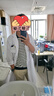 哈吉斯（HAZZYS）男裝 夏季撞色條紋上衣日常休閑短袖POLO衫男ASTZE0BBE38 曬單實拍圖