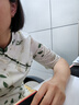 德瑪納（dme）【植物系女子系列】夏立領(lǐng)盤扣a字連衣裙女中長款 曬單實拍圖