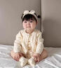 G.DUCKKIDS女童牛仔裙連衣裙夏裝女寶寶背心裙嬰幼兒夏季薄款無袖裙子外出服 鏤空針織開衫 100 cm 建議：約85-95cm 26 曬單實拍圖
