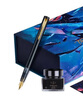 派克（PARKER）鋼筆簽字筆 威雅XL幻夜黑金夾墨水筆 星辰大海禮盒-私人定制 曬單實(shí)拍圖