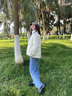 波司登（BOSIDENG）2025新款輕薄羽絨服女短款立領(lǐng)90絨寬松休閑保暖外套B250135304 【店長(zhǎng)推薦】日輝米|7C94 S 160/84A 體重約100-110斤 曬單實(shí)拍圖