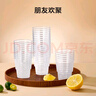 京東京造 一次性杯子航空杯 食品級(jí)加厚飲料果汁杯塑料水杯210ml【30只 】 曬單實(shí)拍圖