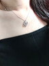 老鳳祥S925銀項鏈女輕奢小眾跳動的心純銀吊墜高級感生日禮物送女友愛人 【品牌禮盒】跳動的心項鏈 曬單實拍圖