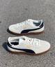 彪馬（PUMA）【德訓鞋】復古薄底T頭鞋男女低幫板鞋 CLUB 381111 米白色-黑色-金色-08 42 曬單實拍圖