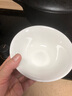 潔雅杰陶瓷餐具湯碗家用米飯碗6英寸純白斗碗面碗10只裝國家補(bǔ)貼 曬單實(shí)拍圖