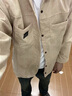 安初夏燈芯絨襯衫外套男生春秋季套裝2025新款痞帥青少年夾克男裝三件套 【三件套】卡其襯衫+長袖+牛仔復 XL 曬單實拍圖