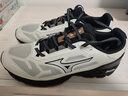 美津濃（MIZUNO）25年新款 WAVE ACE 春夏緩震回彈透氣跑鞋通勤休閑鞋 04/冷灰/黑/銀 41 (265mm) 曬單實拍圖