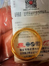 菜百首飾黃金戒指 足金愛(ài)永遠情侶對戒 情侶款活圈戒指 HJ 黃金戒指（單只） 約9.56g（男款） 曬單實(shí)拍圖