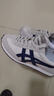Onitsuka Tiger鬼塚虎EDR 78夏季復(fù)古韓系休閑鞋阿甘鞋 米黃色/藍(lán)色 37.5 曬單實拍圖