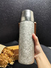 點盛純鈦保溫杯雙層鈦杯男女士高端茶水分離燜茶杯禮品養(yǎng)生水杯子抑菌 內(nèi)外純鈦-鈦晶藍(lán)500ml送杯套杯刷 曬單實拍圖