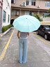 明佳匠全自動(dòng)雨傘大號(hào)加固加厚結(jié)實(shí)抗風(fēng)遮陽(yáng)折疊防曬傘男女晴雨傘可定制 梧桐米-加固黑膠自動(dòng)傘【256骨】 一鍵開(kāi)收-晴雨兩用-加厚傘布 曬單實(shí)拍圖
