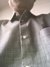 無(wú)印良品（MUJI）Labo 男式 羊毛混紡 襯衫領(lǐng) 襯衫 長(zhǎng)袖襯衣外套冬季 AF005C4A 淺灰色 M （170/92A） 曬單實(shí)拍圖