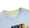 NIKE 耐克童裝男童短袖t恤+短褲2件套裝25夏季新款舒適毛圈兒童套裝 曬單實(shí)拍圖