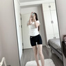 貓人安全褲女防走光夏季薄款無痕冰絲打底高腰收腹不卷邊提臀平角短褲 【強(qiáng)力款 膚色+黑色】 2條 2XL （建議適合150-165斤） 曬單實(shí)拍圖