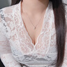 在野999足銀錢袋項鏈女輕奢小眾國風鎖骨鏈2025年新款爆款送閨蜜禮物 招財錢袋項鏈  999足銀 曬單實拍圖