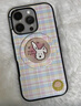 PopSockets【上菜了·手機(jī)殼】泡泡騷xGula聯(lián)名手機(jī)保護(hù)防摔蘋果16 ProMax手機(jī)保護(hù)套MAGSAFE磁吸生態(tài)手機(jī)殼 粉藍(lán)格紋 iPhone 15 Pro Max 曬單實(shí)拍圖