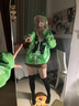 萬華皇苦力怕娘cos服我的世界游戲cos兒童卡通二次元?jiǎng)勇苓吪滹椚?外套 S【建議70-85斤】 曬單實(shí)拍圖