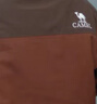 駱駝（CAMEL）三合一沖鋒衣外套秋冬新款抓絨內(nèi)膽防風(fēng)防水夾克外套 A34CATR808,紅木棕/磚石褐 男女 S 曬單實拍圖