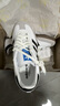 adidas「T頭鞋」SAMBA OG經(jīng)典復(fù)古板鞋德訓(xùn)鞋男女阿迪達(dá)斯三葉草 白/黑/淺灰 36 曬單實(shí)拍圖