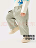 迷你巴拉男女童褲子春季新品彈力兒童戶(hù)外工裝褲長(cháng)褲 曬單實(shí)拍圖