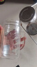 富光雙層玻璃杯商務(wù)泡茶杯子大容量耐熱辦公水杯過(guò)濾帶把銀色320ml 曬單實(shí)拍圖
