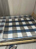 GOTOVANG成人隔尿墊老人防水可洗用老年人專(zhuān)用棉超大號夏季尿不濕護理床墊 藍色格子（100*150cm） 吸水-防滑-可清洗-整夜干爽 曬單實(shí)拍圖