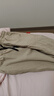 羅蒙（ROMON）九分褲子男夏季寬松休閑褲男潮流純棉小腳褲運(yùn)動(dòng)男褲 卡其 XL 曬單實(shí)拍圖