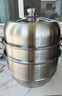 美廚（maxcook）蒸鍋全304不銹鋼36cm三層蒸鍋感溫復(fù)底湯鍋 燃?xì)怆姶艩t通用MCZ774 曬單實(shí)拍圖