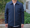 PIERRE CARDIN夾克男士秋冬新款商務寬松休閑中老年夾克衫外套簡約翻領(lǐng)上衣男裝 藏青色 XL 【推薦體重135-150斤】 曬單實拍圖