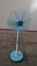 駱駝電風(fēng)扇家用落地扇電扇立式學(xué)生宿舍辦公室迷你風(fēng)扇節能輕音大風(fēng)力 落地扇強風(fēng)六葉【藍色】 標配 +3米遙控定時(shí)+2片葉 曬單實(shí)拍圖