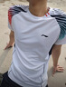 李寧羽毛球服男女同款2026夏季新款速干透氣運動(dòng)套裝青少年訓練大賽服 白色（速干透氣 涼感親膚） XL 曬單實(shí)拍圖
