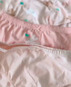 好孩子女孩內(nèi)褲 女童5A抗菌純棉三角內(nèi)褲A類 寶寶底褲3條裝-粉紅 曬單實拍圖