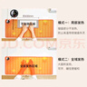 昕科加熱鼠標(biāo)墊超大發(fā)熱暖桌墊電腦辦公室桌面加熱墊電熱暖手莫蘭迪灰 曬單實拍圖