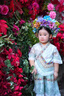 女童傣族夏季連衣裙兒童民族風(fēng)公主裙小女孩漢服傣族服裝2025新款 【DZ8802】女款-綠色六件套 110 cm 曬單實(shí)拍圖