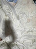 水星系列家紡A類刺繡夏涼被四件套裸睡夏季冰絲空調(diào)被可機水洗天絲涼感夏被 COCOの小姐-香芋紫 200x230cm夏被+床單+2枕套 曬單實拍圖