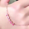 老鳳祥桃花兩帶銀項(xiàng)鏈女士吊墜飾品小眾輕奢飾品情人節(jié)生日禮物女友老婆 曬單實(shí)拍圖