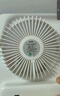 名創(chuàng  )優(yōu)品（MINISO）【25年新品】風(fēng)寶桌面風(fēng)扇小型電風(fēng)扇迷你小風(fēng)扇辦公室桌上學(xué)生宿舍床上便攜式無(wú)線(xiàn)床頭靜音電扇 【慕斯白Pro】100檔風(fēng)力|1200mAh 48小時(shí)續航|頂配降噪 曬單實(shí)拍圖