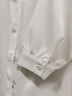 歌詩慧短袖白色襯衫女夏季通勤風(fēng)職業(yè)裝正裝上衣藍(lán)色襯衫面試襯衣高級(jí)感 簡約短袖襯衫【白】 M 曬單實(shí)拍圖