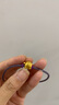 周大福十二生肖 猴年生肖黃金吊墜轉(zhuǎn)運(yùn)珠 生肖猴 EOR830 曬單實(shí)拍圖