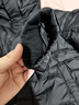 坦博爾羽絨服男短款連帽運動戶外保暖外套厚530337D 黑色 190  曬單實拍圖