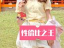 IEFMINI【愛依服童裝】2025夏季新款法式洋氣可愛女童上下套褲 黃白條 160 曬單實拍圖
