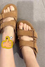 UGG夏季新款女士舒適厚底露趾可調(diào)式束帶涼拖鞋 1155458SAN|沙色 38 曬單實(shí)拍圖