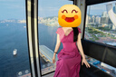 謎秀木耳邊V領(lǐng)收腰法式連衣裙女2025春季夏季新款女裝設(shè)計(jì)感中長(zhǎng)裙子 玫紅色 M 曬單實(shí)拍圖