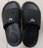 優(yōu)調拖鞋女居家抗菌防臭浴室洗澡防滑靜音大碼情侶涼拖鞋男夏季 曜石黑 42-43 曬單實(shí)拍圖